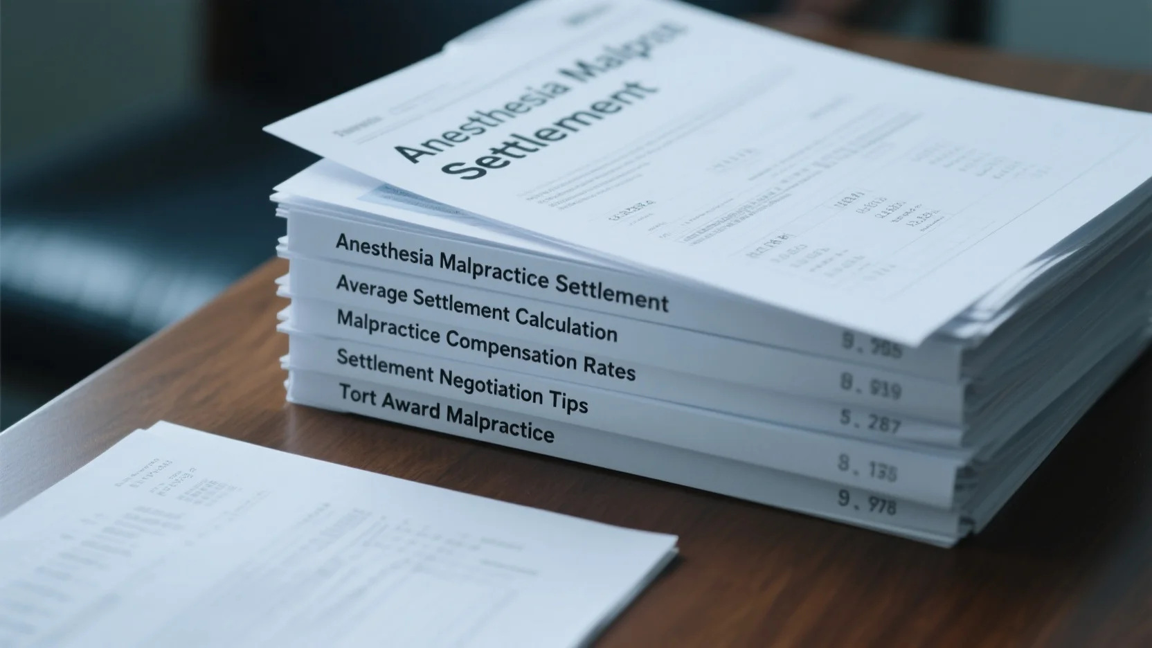 Anesthesia Malpractice Settlement: Calculation, Compensation Rates, Tort Awards, and Negotiation Tips